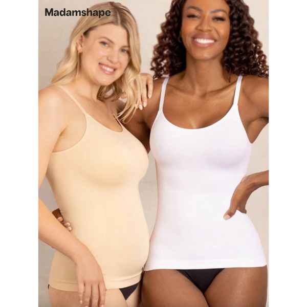 Spodnja majica z naramnicami za oblikovanje postave